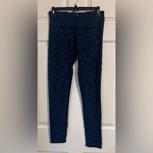 rbx womens active wear pants size medium Blue And Black With Pocket Ankle Length